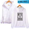 BTS Hoodies Sweatshirt Women Hoodies Zipper Clothes