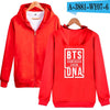 BTS Hoodies Sweatshirt Women Hoodies Zipper Clothes