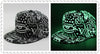 BIGBANG Fluorescent Luminous Hat Black Cap  &  EXO brimmed hat baseball