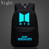 BTS Backpacks New Logo Door ARMY Letter Backpack Student Schoolbag Shoulder Bag