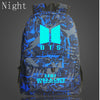 BTS Backpacks New Logo Door ARMY Letter Backpack Student Schoolbag Shoulder Bag