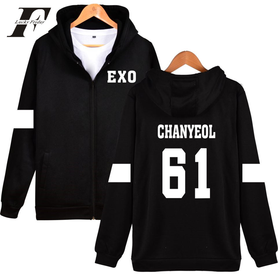 EXO Hooded Sweatshirt Women Korean Popular
