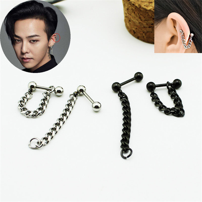 Bigbang GD G-Dragon Earrings Korean Fashion Jewelry