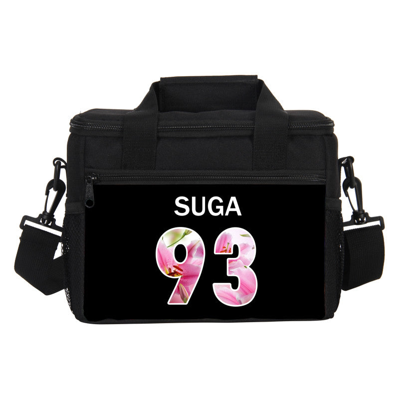 BTS  3D Printing Lunch Bags Multi Function Picnic Bags  Ice Pack Bags