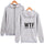 BTS Hooded Sweatshirt Zipper Funny Letter Printed Hoodies  Brand Fashion Coat