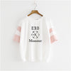 EXO La Estrella Del Mismo Prrafo Carta Camiseta Impresa Verano