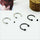 BTS Silver Earrings Korean Fashion Jewelry Accessories