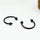 BTS Silver Earrings Korean Fashion Jewelry Accessories