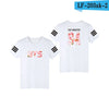 BTS Colorful Printed T Shirt  Cotton Tees Black White