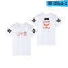 BTS Colorful Printed T Shirt  Cotton Tees Black White