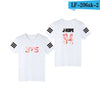BTS Colorful Printed T Shirt  Cotton Tees Black White