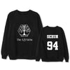 EXO Concert Sweatershirt Loose Long-Sleeved Hoodie Round Neck