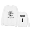 EXO Concert Sweatershirt Loose Long-Sleeved Hoodie Round Neck
