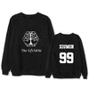 EXO Concert Sweatershirt Loose Long-Sleeved Hoodie Round Neck