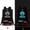 BTS Luminous Printing Backpack Fashion Canvas laptop Bags School