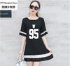 BTS large size women Bottom stitching