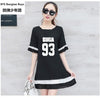 BTS large size women Bottom stitching