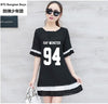 BTS large size women Bottom stitching