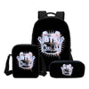3 PCS/SET  BTS Letter Printing Backpacks Children Bookbag  Casual Daily Shoulder Bag