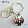BTS Wings Teaser Keychains Trendy Bangtan Boys Band Jewelry Glass
