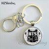 BTS Wings Teaser Keychains Trendy Bangtan Boys Band Jewelry Glass