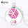 EXO  Choker Statement Silver Necklace Flowers  Charm Necklace