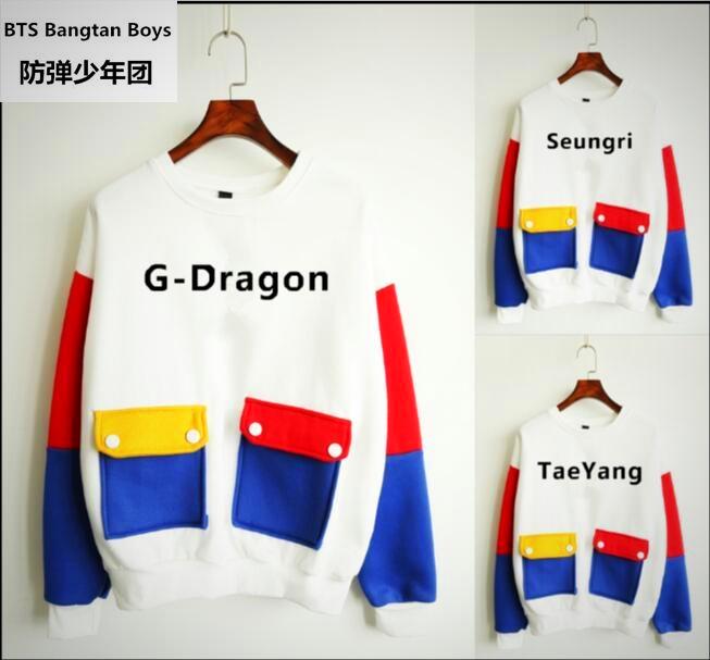 BIGBANG  Loose Long Sleeves Printed