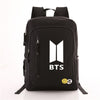 BTS  Canvas Backpack Casual Travel Bags