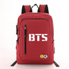 BTS  Canvas Backpack Casual Travel Bags