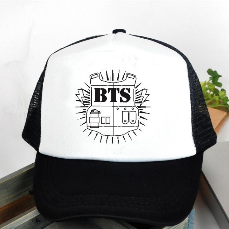 BTS  Cadete Cap Hats Bts Logo Baseball Hat