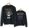 Bigbang GD Peripheral Round Neck Korean Couple Loose