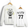Bigbang GD Peripheral Round Neck Korean Couple Loose