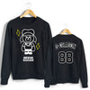 Bigbang GD Peripheral Round Neck Korean Couple Loose