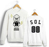 Bigbang GD Peripheral Round Neck Korean Couple Loose