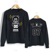 Bigbang GD Peripheral Round Neck Korean Couple Loose