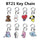 BTS  Key chain  Key Ring Pendant