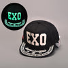 EXO Summer Fluorescent Luminous Hip Hop Flat Along The Street Baseball