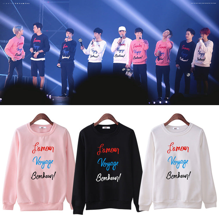 EXO Products Suit Long Sleeve Hoody Outerwears Sweatershirt