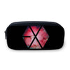EXO Letter Pints Pencil 3D Case Girls School Wallets Cartoon Purse Fashion