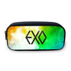 EXO Letter Pints Pencil 3D Case Girls School Wallets Cartoon Purse Fashion
