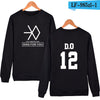 EXO  Capless Women Hoodies Sweatshirts Long Sleeve Idol Team
