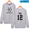 EXO  Capless Women Hoodies Sweatshirts Long Sleeve Idol Team