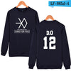 EXO  Capless Women Hoodies Sweatshirts Long Sleeve Idol Team