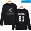 EXO  Capless Women Hoodies Sweatshirts Long Sleeve Idol Team
