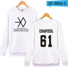 EXO  Capless Women Hoodies Sweatshirts Long Sleeve Idol Team