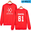 EXO  Capless Women Hoodies Sweatshirts Long Sleeve Idol Team