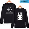 EXO  Capless Women Hoodies Sweatshirts Long Sleeve Idol Team