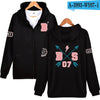 BTS Hoodies Zipper Warm Casual DNA  Sweatshirt  Fashion
