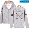 BTS Hoodies Zipper Warm Casual DNA  Sweatshirt  Fashion