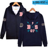 BTS Hoodies Zipper Warm Casual DNA  Sweatshirt  Fashion